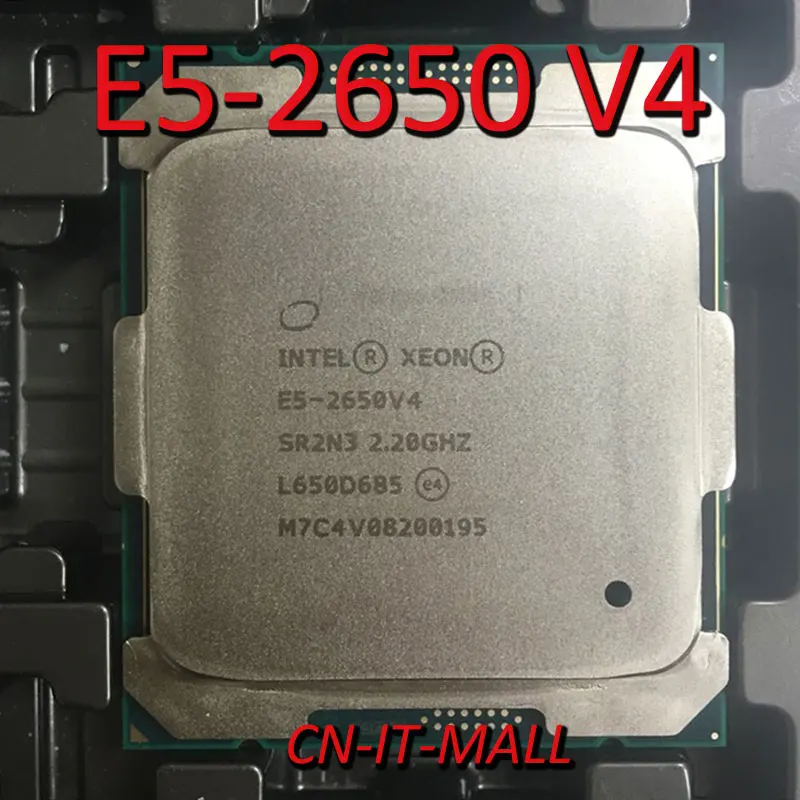 

Intel Xeon E5-2650 V4 E5-2650V4 CPU 2.2GHz 30M 12 Core 24 Threads LGA2011-3 Processor
