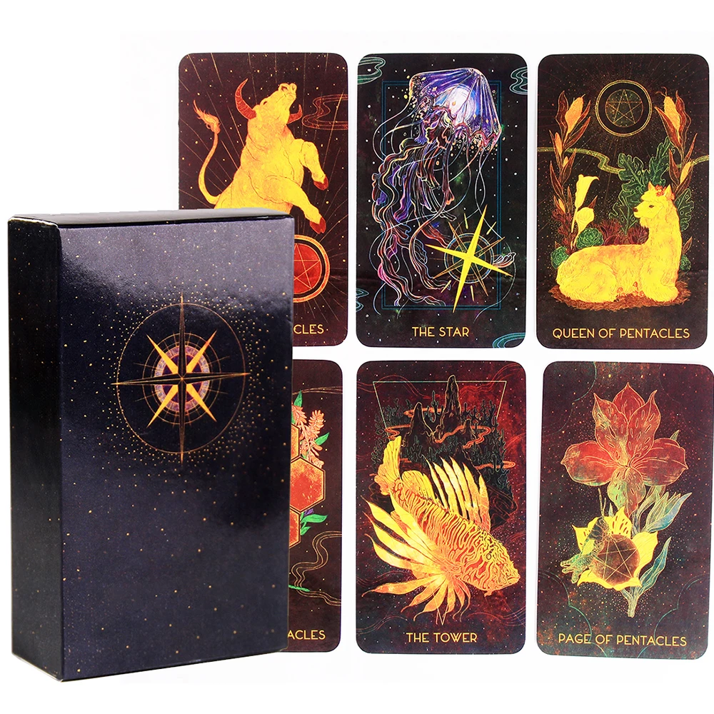 

Восточные Волшебные животные Tarot ORIENS Tarot Dawn Star Waite Advanced Card Tarot