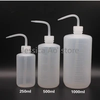 250ml 500ml 1000ml industrial curved mouth bottles dispensing pot drip plastic alcohol solvent bottle dispenser