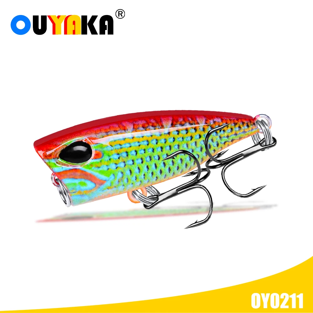 

Popper Fishing Lure Weights 3.5g 42mm Floating Isca Artificial Topwater Bait Pesca Wobblers Trolling For Pike Fish Tackle Leurre