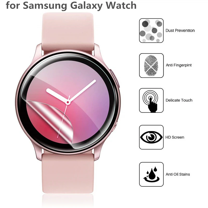 Защитная пленка Pantalla для Samsung Galaxy Watch Active 2 мягкая 40 мм 44 42 46 мм|Защита экрана часов|