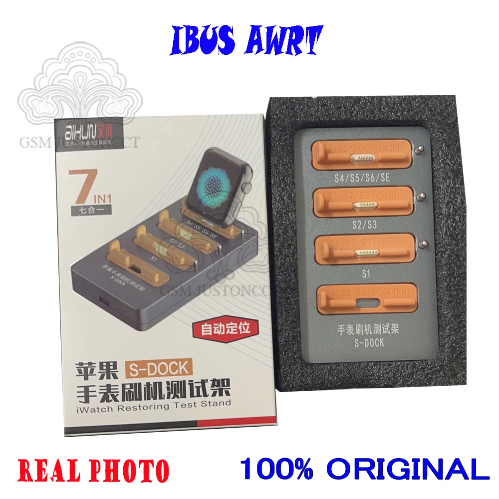 JCID AIXUN S-DOCK awrt IBUS адаптер рестастор инструмент для ibus Apple Watch S1 S2 S3 S4 S5 S6