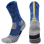Новинка мужские велосипедные носки комбинированные цветные блочные Элитные спортивные носки мужские эластичные амортизирующие мужские баскетбольные Носки