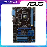 asus h61 plus lga 1155 intel h61 desktop motherboard 1155 ddr3 16gb support kit xeon e3 1245 v2 core i3 i5 i7 cpus pci e 3 0 x16