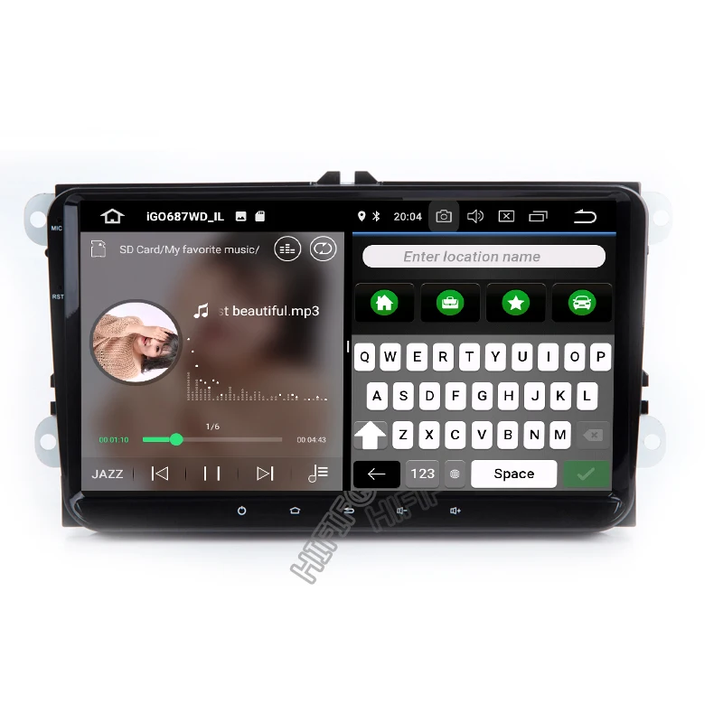 9 &quotAndroid 0 Автомобильный gps навигация для VW GOLF 5 6 Polo Passat b5 Jetta Tiguan Skoda seat canbus руль