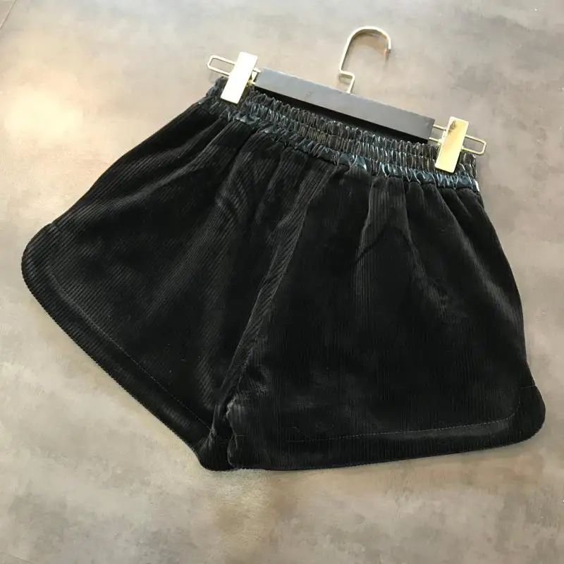 Женские блестящие шорты со стразами на резинке | Женская одежда