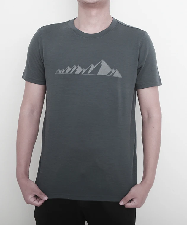 Мужская футболка из 2019 мериносовой шерсти мужская спортивная 100% размер S XL мягкая