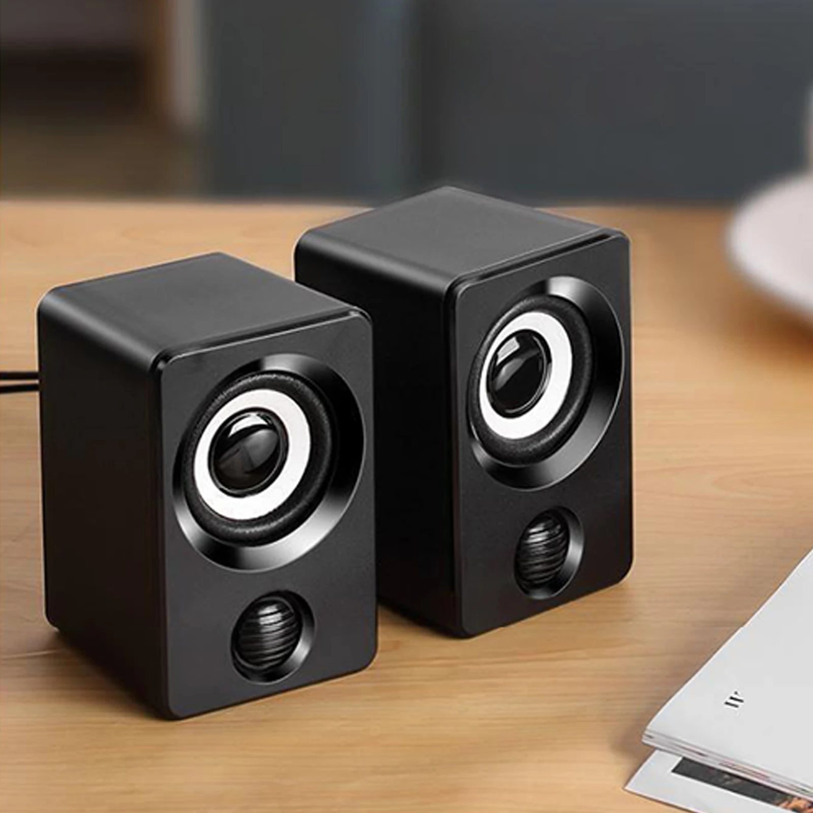 

USB Computer Speakers, Portable Bass Mini Desktop Speakers for Mobile Phone