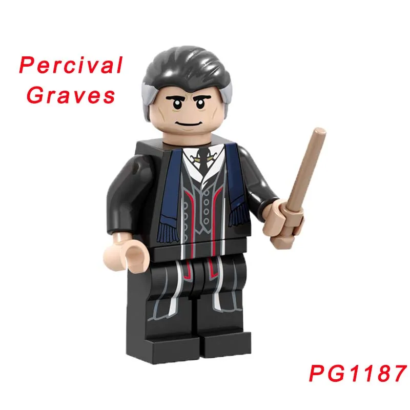 pg1187 Для Harri Magic Series фигурка с фантастическими животными Moody Lord Voldemort Draco Malfoy Jacob Kowalski Дамблдор строительный блок - Цвет: pg1187