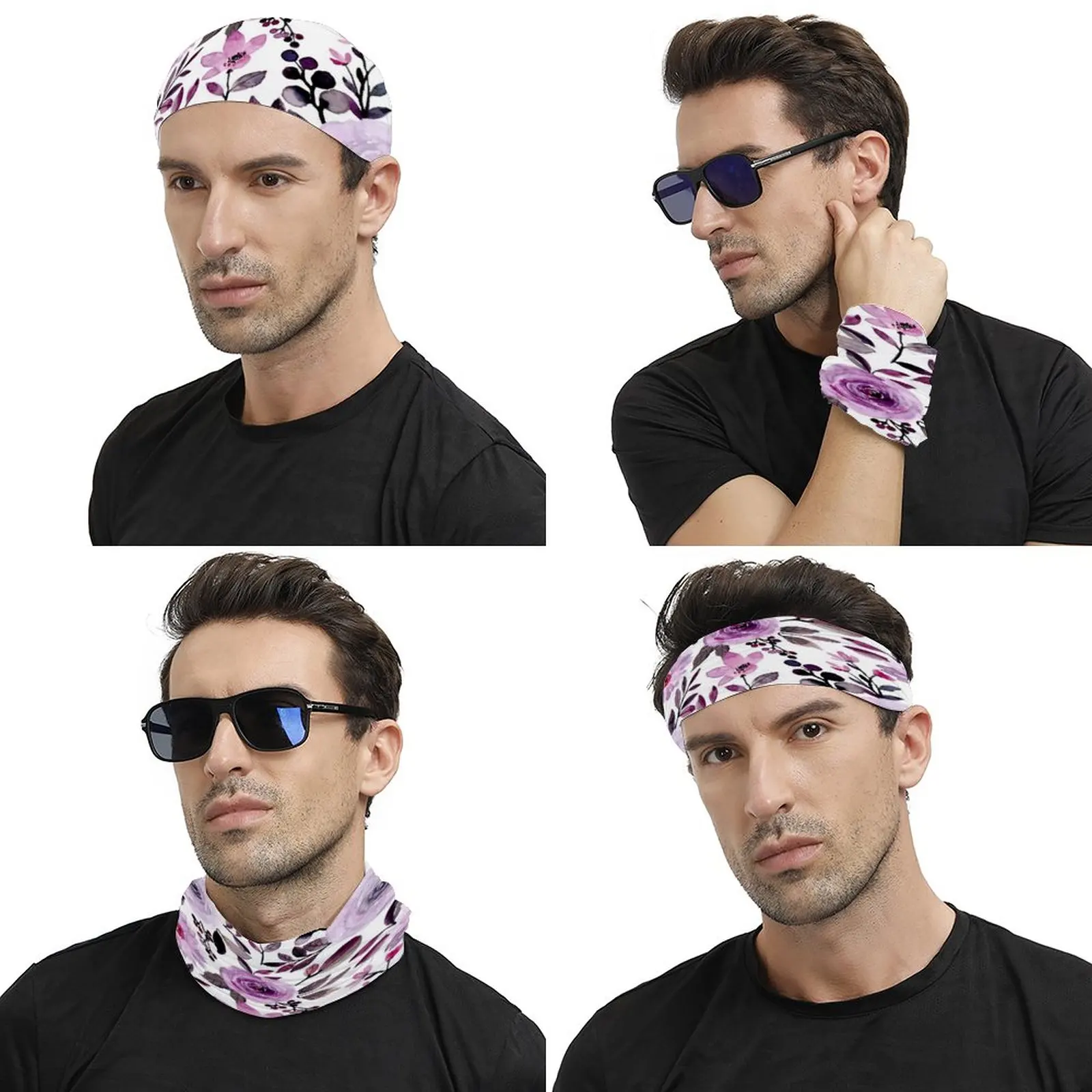 

Bandana Men's and Women's Ever-changing Face Scarf, Kerchief, Scarf, Square Scarf, Cross Headscarf, Hair Tie, Headdress