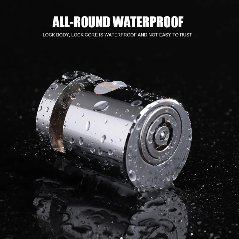 Замок для велосипеда из нержавеющей стали водонепроницаемый | Спорт и