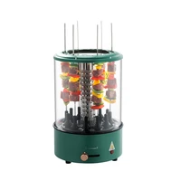 Household Barbecue Machine Electric Skewer Maker Automatic 360   Rotating Grill BBQ Tools Mutton sticks Smokeless 220V