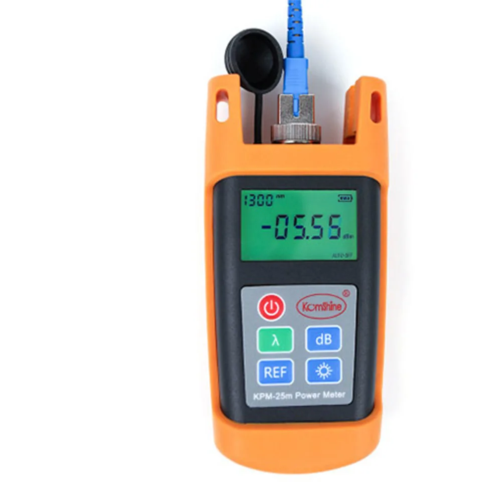 

Free Shipping,Fiber Optic Power Meter FTTH Handheld Fiber Optical Test Tool KPM OPM Tester -70~+10 dBm/ -5 to 26dBm