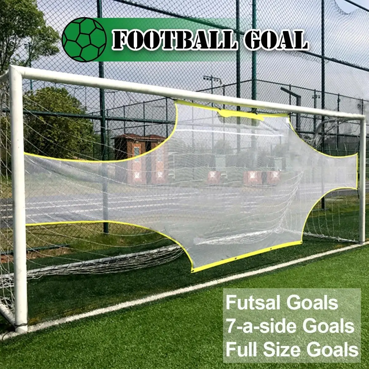 

11 person Large Soccer Target Practice Training Shot Goal Net Portable Soccer Ball for Children Students Soccer Training Tool