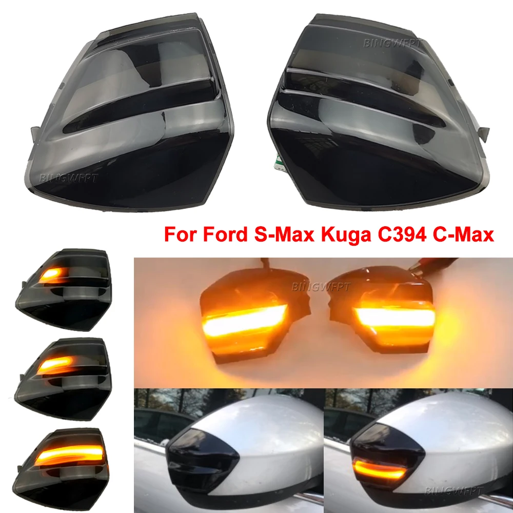 

2 шт., светодиодные лампы для указателей поворота для Ford S-Max 2007-2014