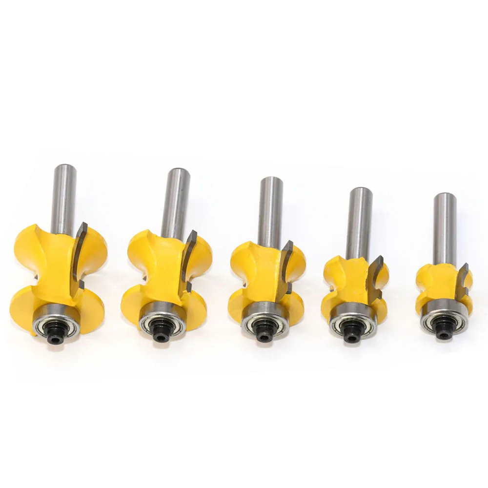 

1/4-3/4inch Router Bit Milling cutter Bullnose Drill Flute Woodworking