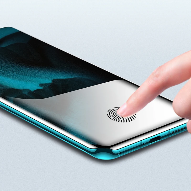 Закаленное стекло с жидким УФ-покрытием для Huawei P40 Pro + Защитная пленка экрана