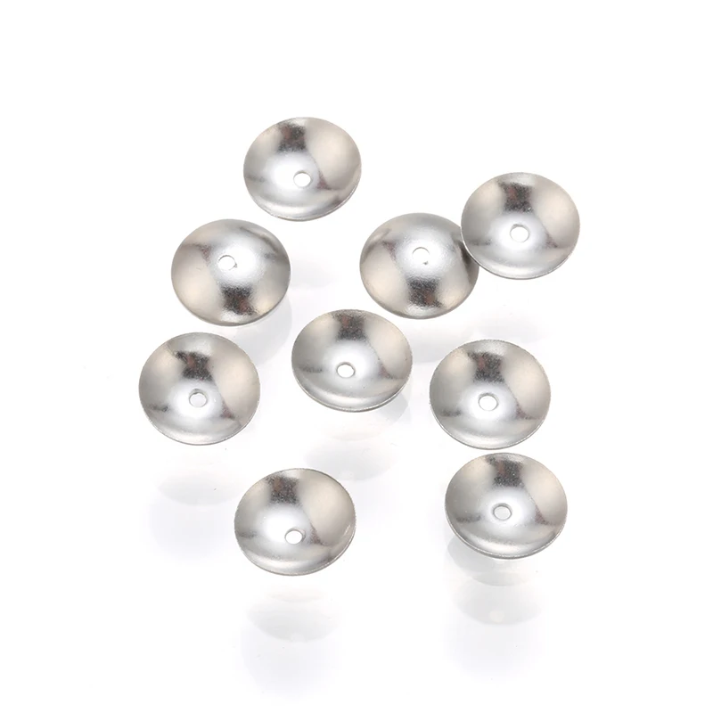 Колпачки круглые из нержавеющей стали для изготовления ювелирных изделий сделай