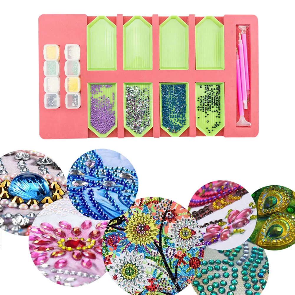 Лоток для алмазной живописи сделай сам лоток хранения бусин и страз органайзер