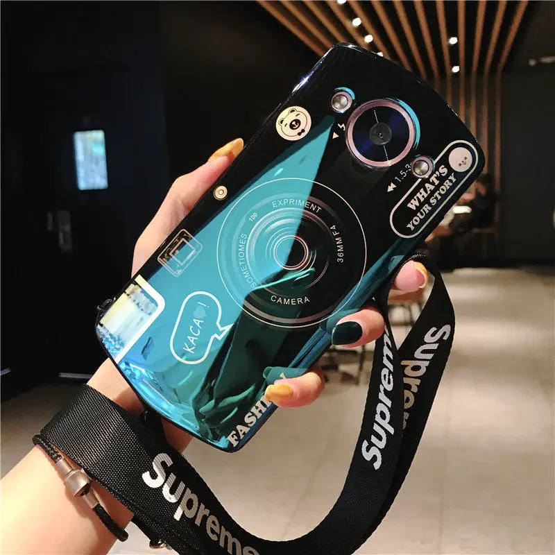 Ретро чехол для камеры Meitu T9 T8 T8S силиконовый милый чехол-подставка M6 M8 M8S V6 чехлы с