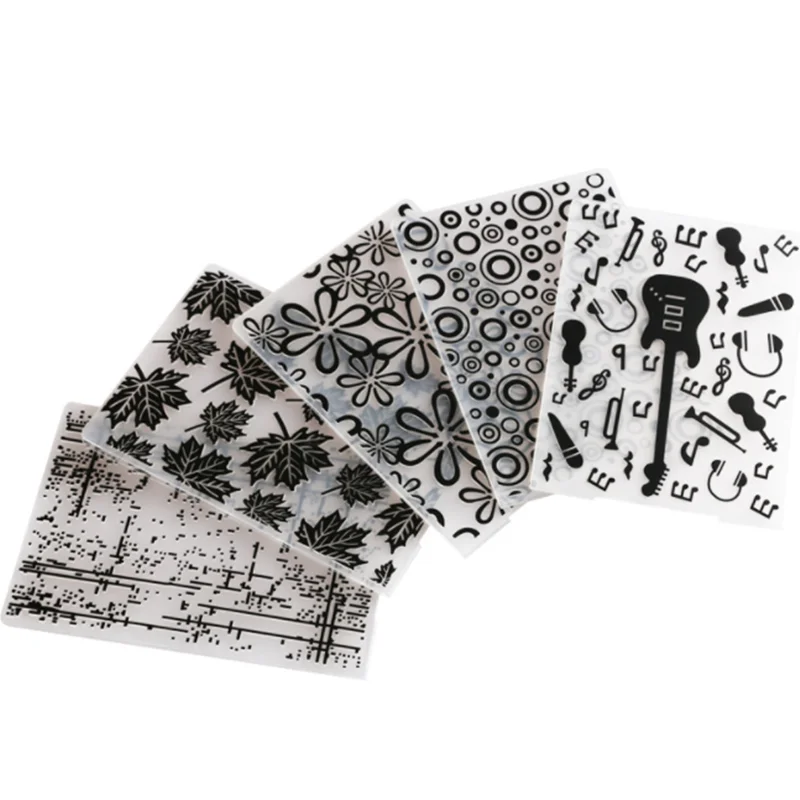 YINISE клен Пластик папка для тиснения Скрап Трафареты DIY бумажный Альбом украшение