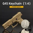 Тактический Брелок Glock, модель 45, редукция 1:4, пистолет, Мини Портативная Съемная трендовая игрушка с подвижным магазином Удочек