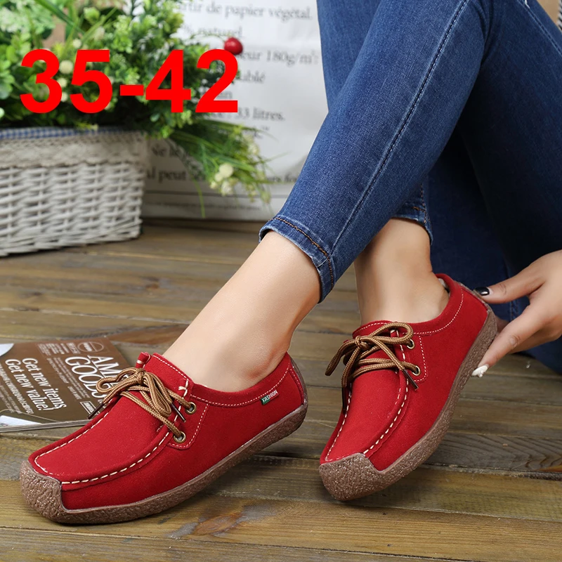 Женская обувь на плоской подошве шнуровке удобные летние лоферы женская дышащие