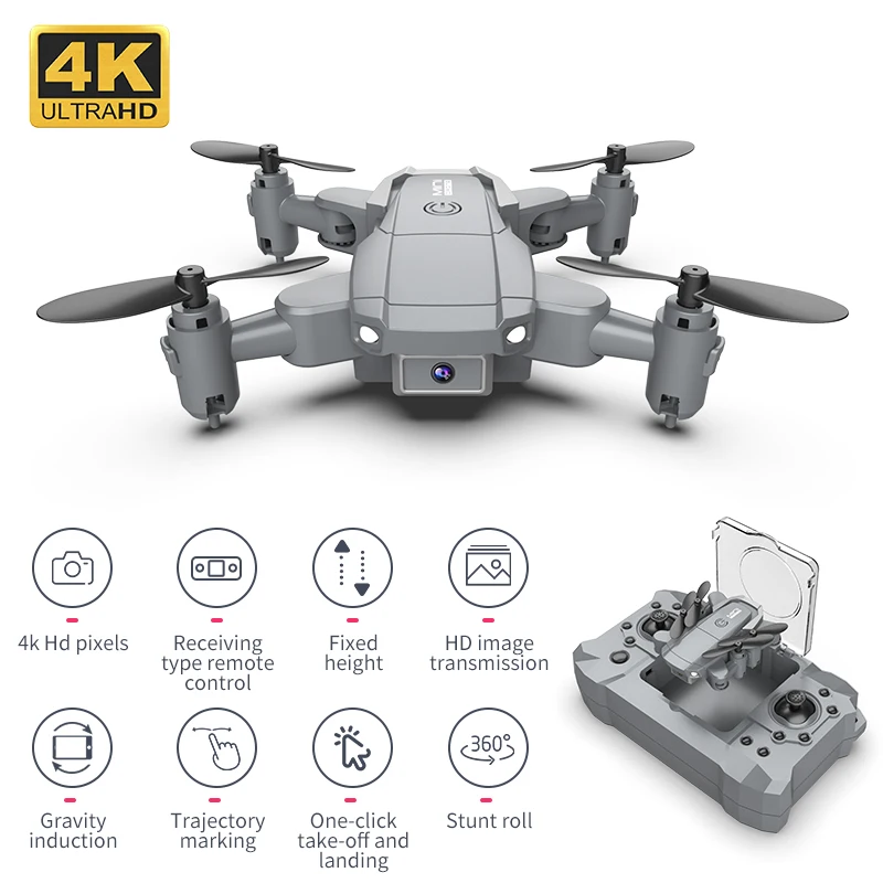 KY905 мини Дрон с 4K Камера HD складного квадрокоптера возврата одной кнопкой Wi Fi FPV
