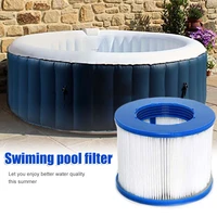 hot sale spa pool filter replacement cartridge 120 fold white filter paper easy clean reinstalled for many massage pool models