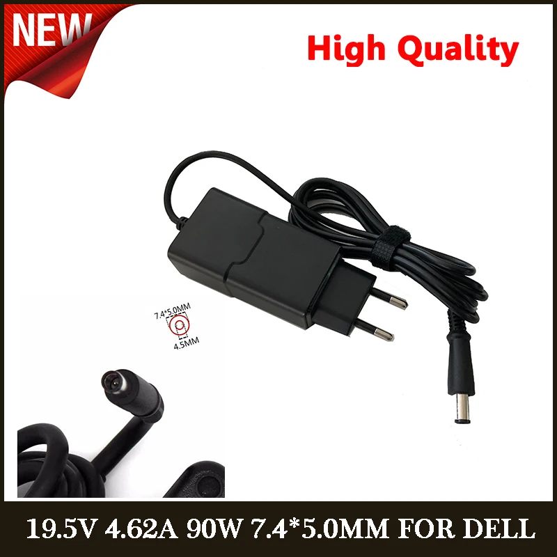 Портативный 19 5 V 4.62A 90W 7 4*5 0 мм адаптер для ноутбука DELL Latitude D505 D510 D800 D810 D820 E5530 E5400 E6500
