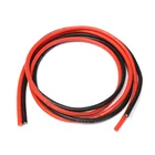 Гибкий калибровочный провод, 2 млот, 1214161820262830 AWG, многожильные медные кабели с силиконовой оплеткой для радиоуправляемых, 1 м, черный и 1 м, красного цвета