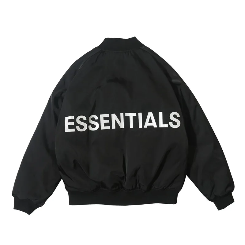 

FEAR of God essentials double line fog high street style flying short cotton padded jacket