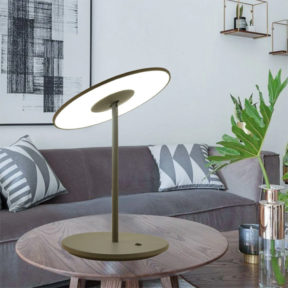 

SAROK Nordic Modern Table Lamp Simple Creative Design UFO Bedside Desk Light Home LED Decorative For Dining Living Room Office