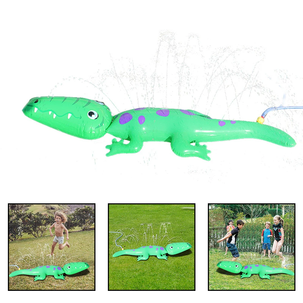 Детский Надувной разбрызгиватель крокодиловой лужайки открытый сад бассейн