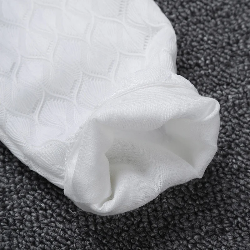 Женский короткий топ для балета белый кружевной болеро с длинными рукавами и