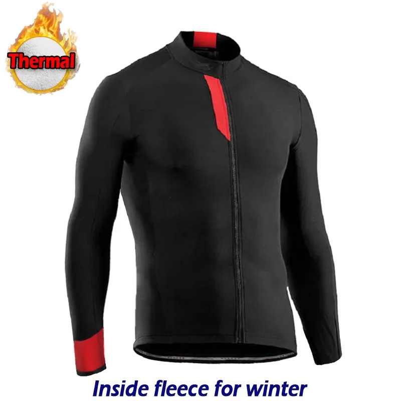 

Мужская Профессиональная велосипедная Зимняя Термальная велосипедная Джерси длинная рубашка велосипедная теплая спортивная одежда топ о...