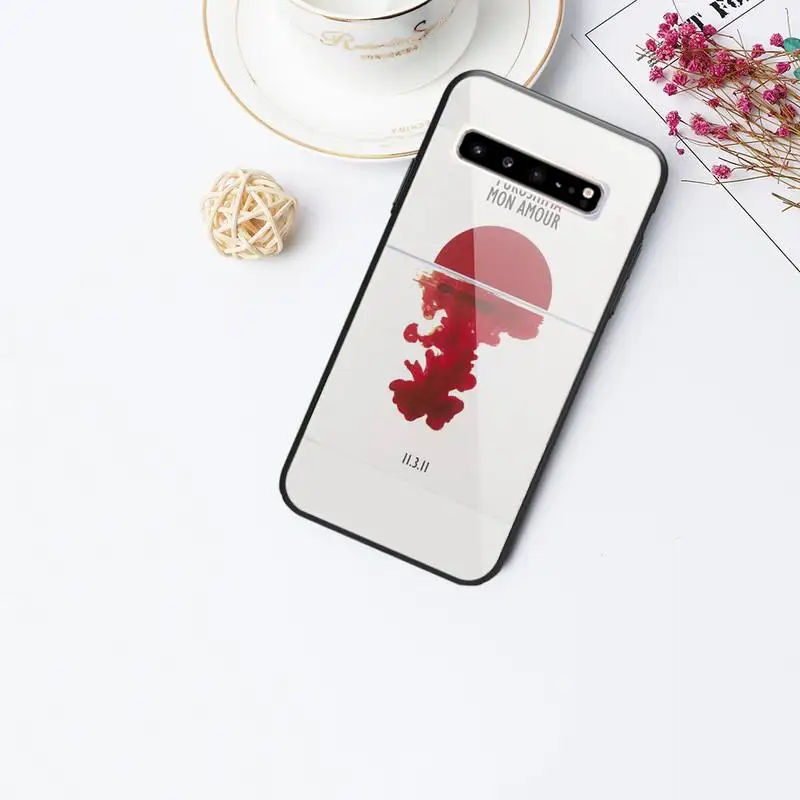 

Minimal art Phone Case For Galaxy Tempered Glass Cases Apply To S10 S9 S8 S7 S6edge Plus TPU Cover
