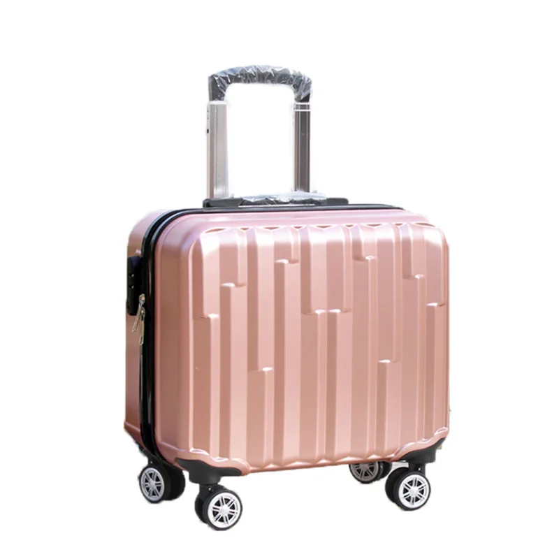 

Mute Universal wheel trunk Mini Cabin Unisex Small trolley case Password suitcase 18 inches gift Trolley case ABS resin