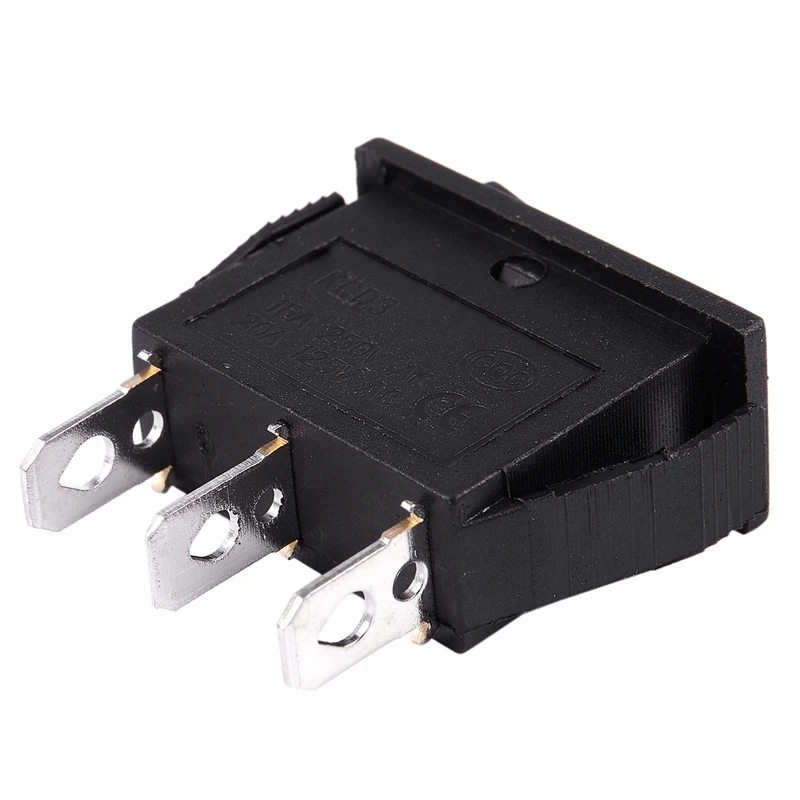 AC15A/250 V 20A/125V 3 контактный SPDT ВКЛ ВЫКЛ позиционный кнопочный
