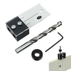 12 ''38'' 14 ''дюбель сверлильный кондуктор комплект из шаблона для отверстий под косой акриловые лица направитель сверла отверстие локатор DIY деревообрабатывающий столярные инструменты