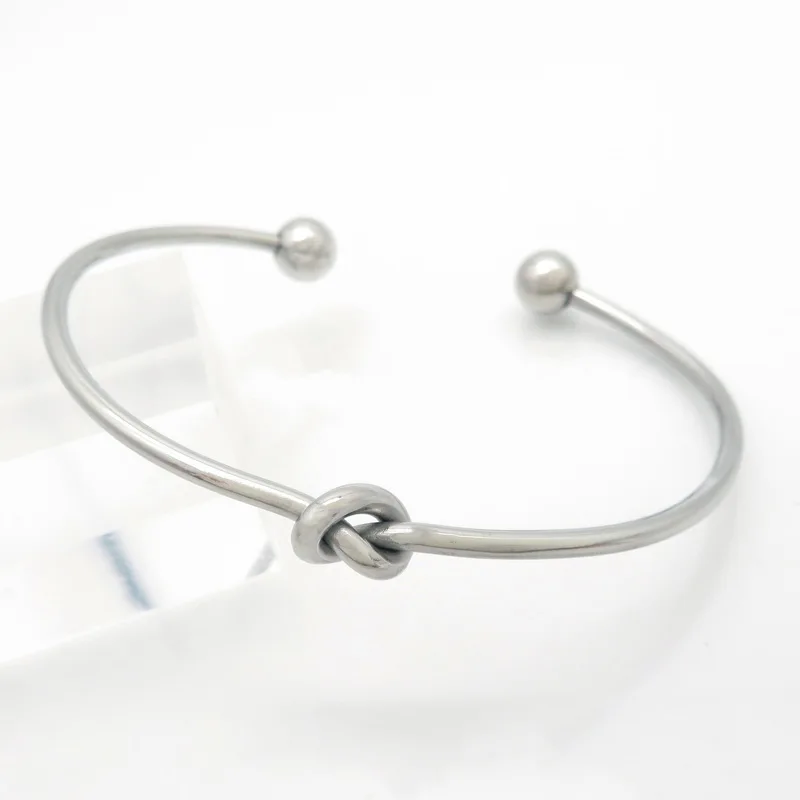 Нержавеющая сталь 3 цвета Открытые Браслеты на запястье Проводные простые