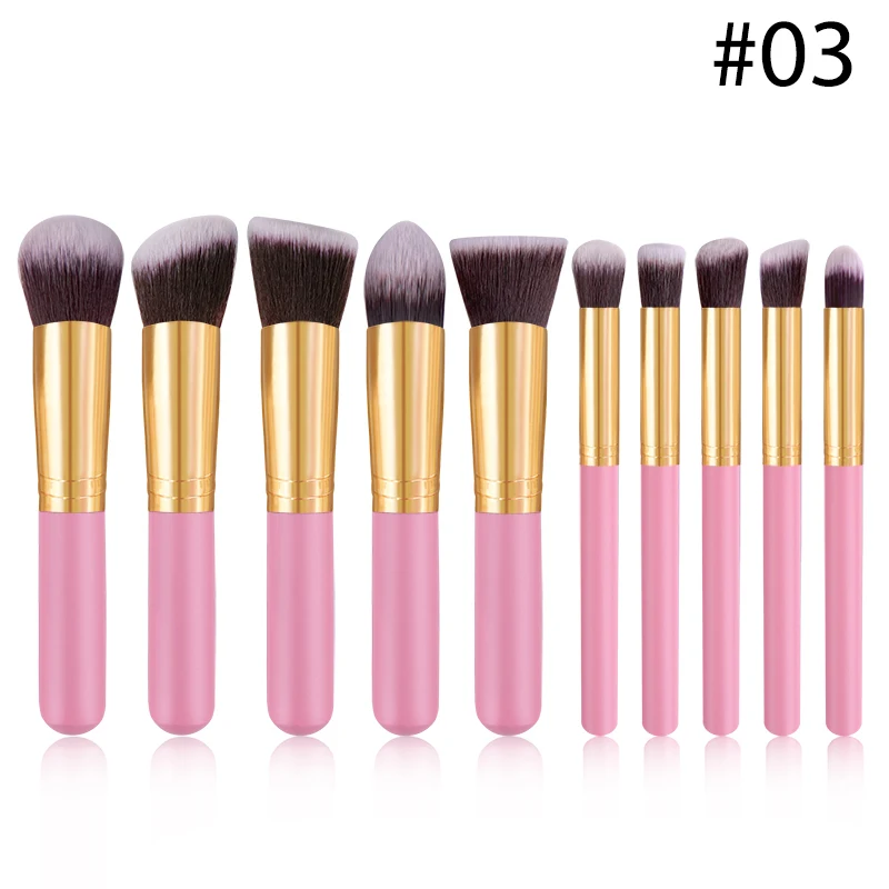10 шт. набор кистей для растушевки бровей | Красота и здоровье