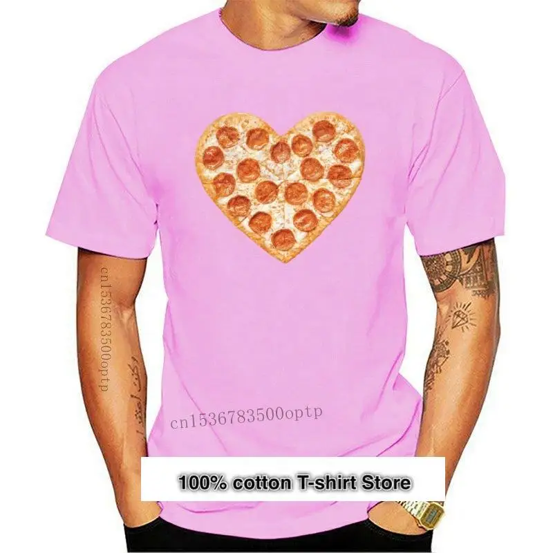 

Camiseta estampada para hombre, camisa con estampado de en forma de corazón de New Lost Gods