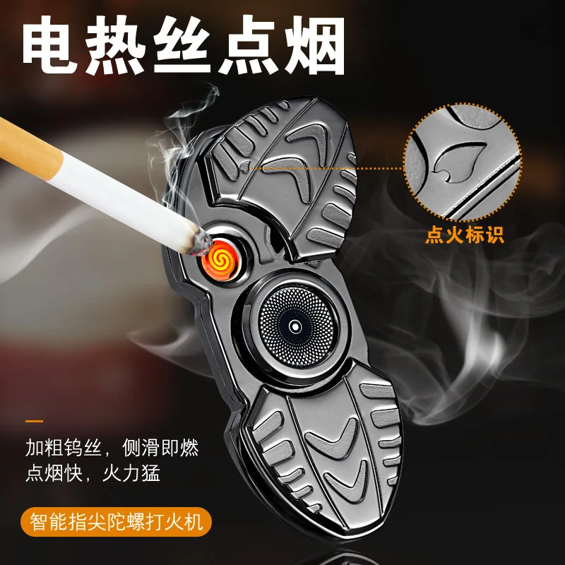 USB светильник для зарядки гироскоп с кончиком пальца светящийся в темноте