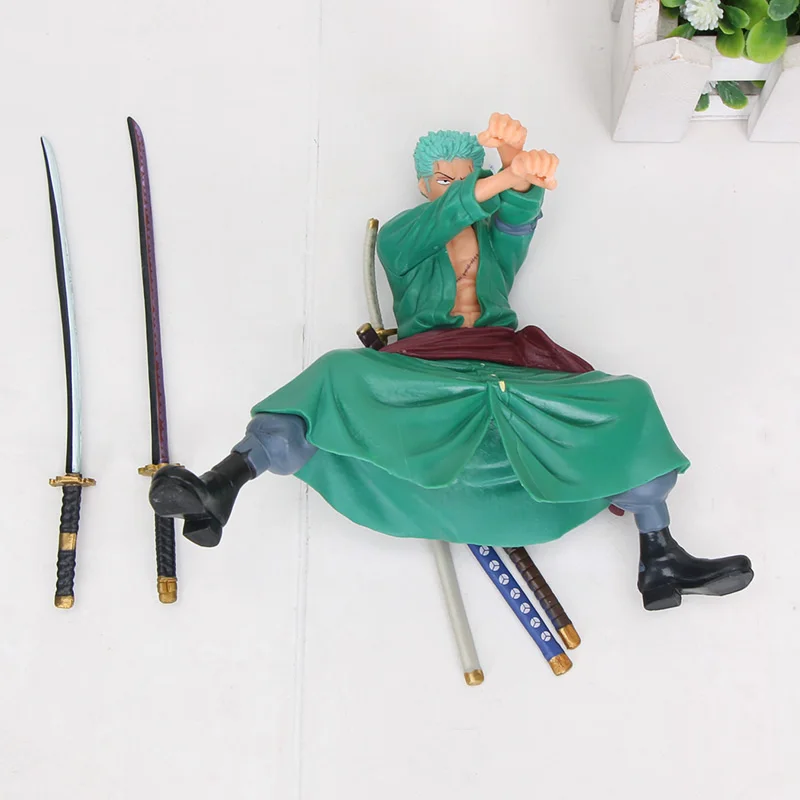 Аниме one piece Figure Roronoa Зоро фигурка битва Версия ренгоку онигири Зоро ПВХ модель куклы 13-26 см игрушки