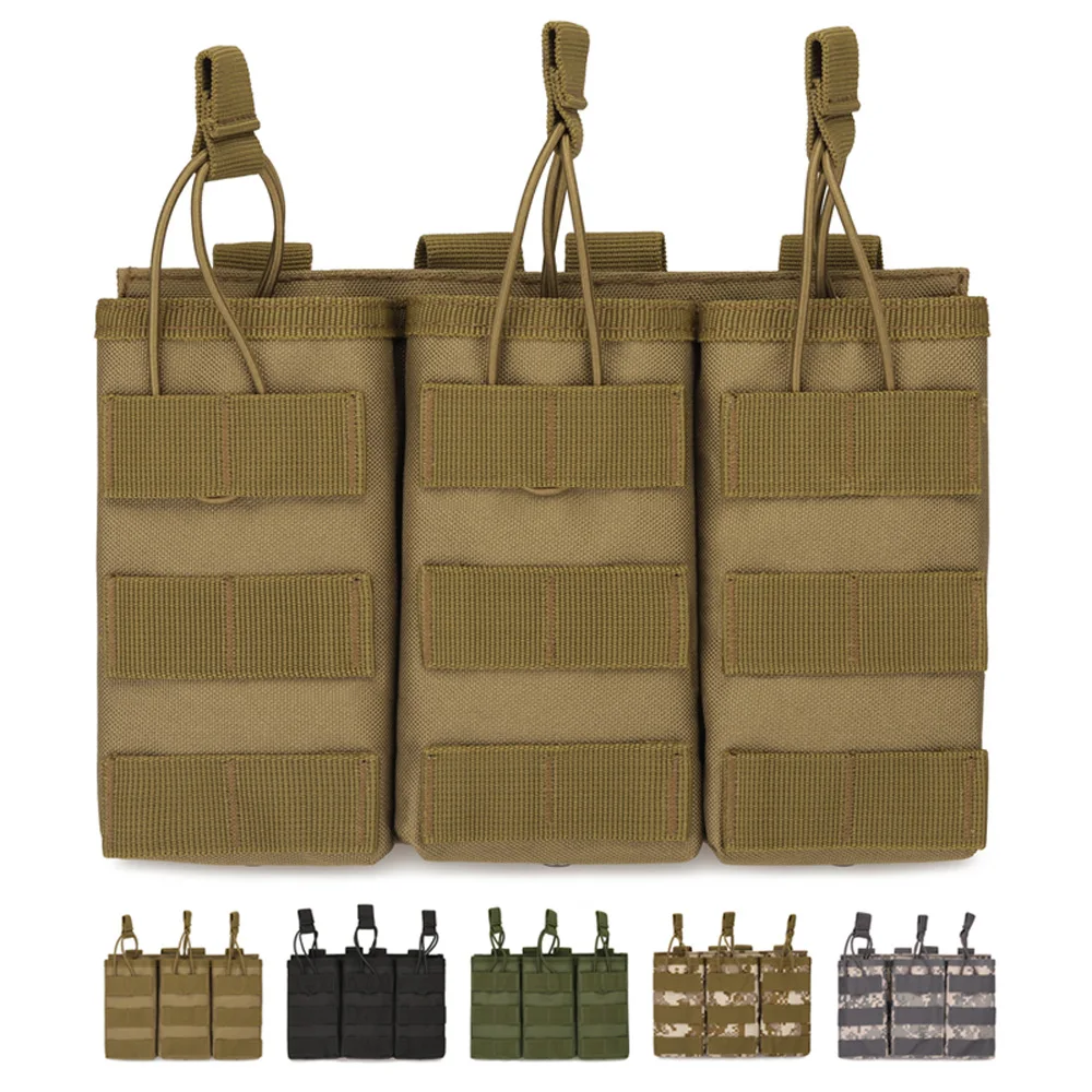 

M4 Triple Molle Magazine Pouches Tactical Military Army Vest Accessories Bag Cartridge Ammo Hunting Gun Bullet Pouch