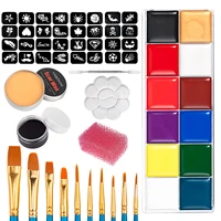 halloween makeup kit film television makeup shaping skin wax knife scar mouth nose covering eyebrow skin wax oil paint set