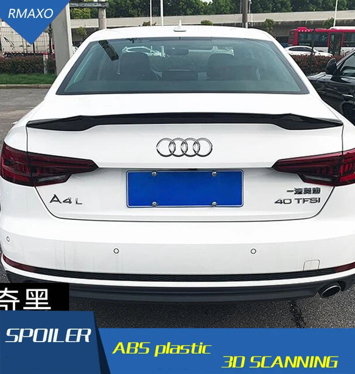 For Audi A4 Spoiler 2019-2020 YTF ABS Material Car Rear Wing Primer Color | Автомобили и мотоциклы