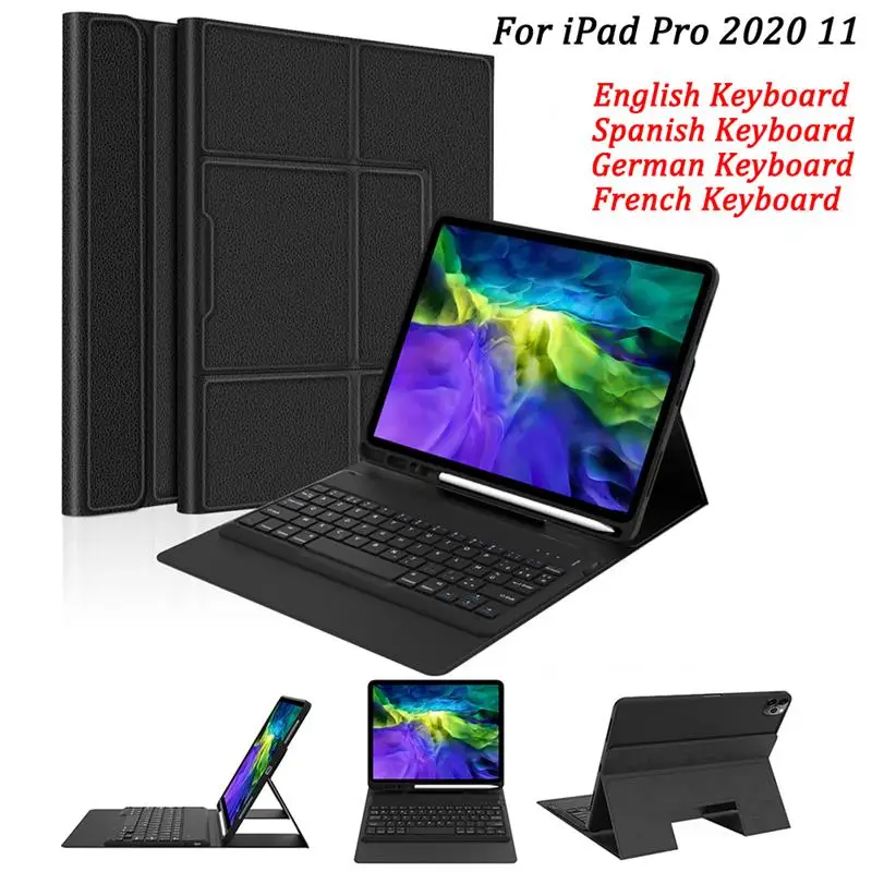 Умный чехол для клавиатуры iPad Pro 11 2020 с карандашом Bluetooth клавиатурой планшета Apple 12