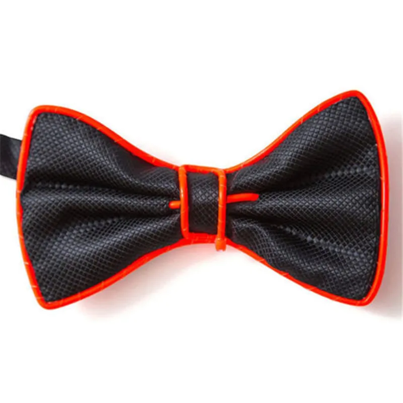 Светодиодный светильник ящийся мужской галстук-бабочка светящийся мигающий